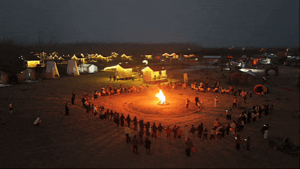 上周末，千人同品第一口“年味”