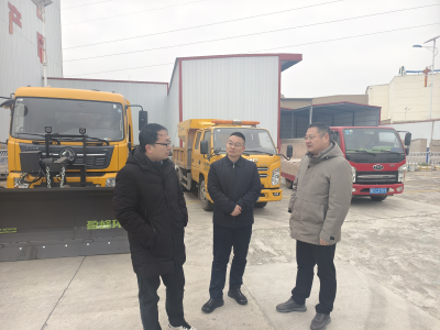 市领导督导雨雪冰冻天气准备工作