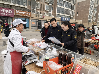 王家桥市场监管所：筑牢安全防线 护航放心消费