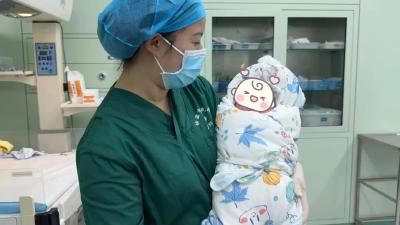 新年第一天，我市首个“马宝宝”降生