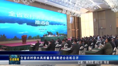全省农村供水高质量发展推进会在松召开（20260326）