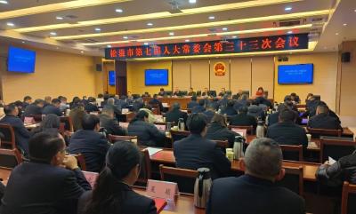 最新任免！市七届人大常委会召开第三十三次会议