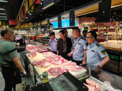 街河市市场监管所联合多部门开展制售假劣肉制品专项整治行动