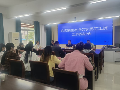 陈店镇专项推进欠薪治理工作