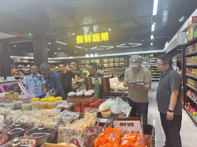 八宝市场监督管理所：联合抽检卤味熟食 严守舌尖安全关口
