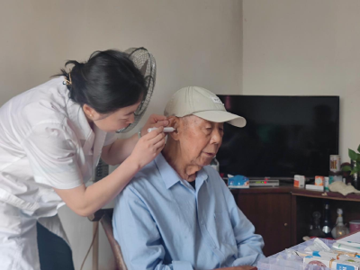 市退役军人事务局为一等功老兵免费验配助听器