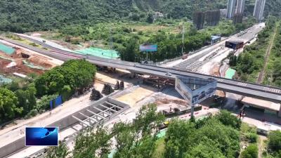 打造增长极 建功先行区·项目跑起来  |  桂林南路拓宽改造工程：沿湖路下穿隧道成型