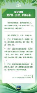 学习卡丨“增绿就是增优势，植树就是植未来”