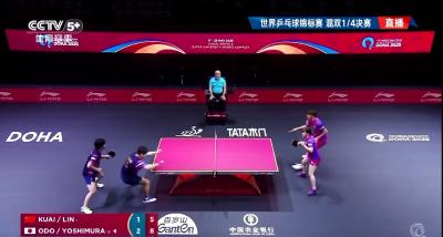 林诗栋/蒯曼1比3不敌对手 无缘世乒赛混双四强