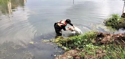 清理垃圾保畅通 守护湖港 “生命通道”