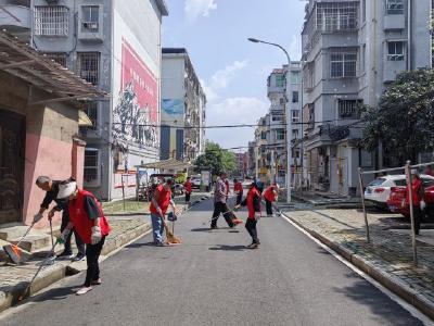 冶矿路社区开展环境卫生整治 共建美丽家园