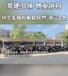 18个充电桩解居民燃“桩”之急