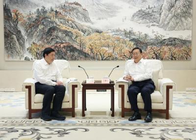 王忠林会见国家电网公司董事长张智刚 加快电网建设 强化电力保障 为支点建设提供坚实能源支撑