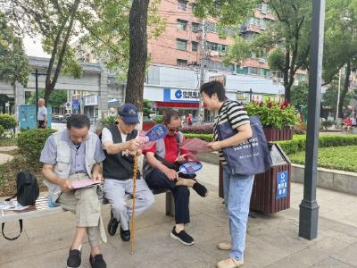 建设路社区开展平安建设宣传