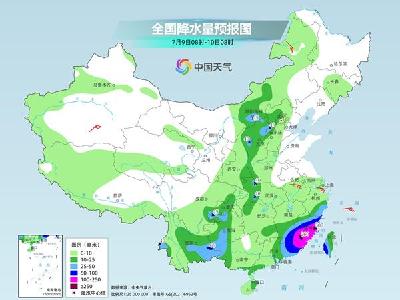 福建广东等5省区陆续迎台风雨 长江以北高温再度发展