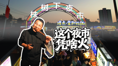 蹲点·常凯vlog | 湖北黄石：株树下夜市