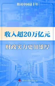 数读中国这十年丨收入超20万亿元 财政实力更加雄厚