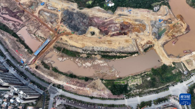 顶着寒潮抢进度——平陆运河建设剪影 