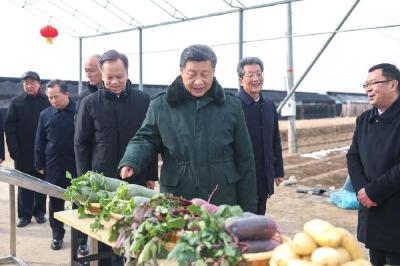 习近平春节前夕在天津看望慰问基层干部群众