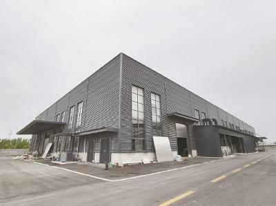 青峰林绿色都市食品研发生产基地项目厂房竣工