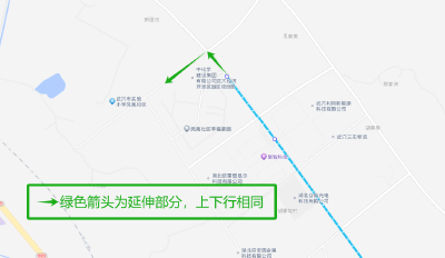 武穴关于调整201公交线路的通告