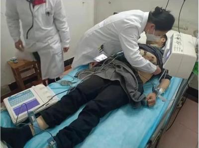 黄梅县第二人民医院成功抢救一位急性心肌梗死患者