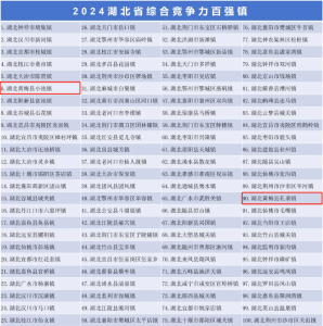 湖北百强！黄梅两乡镇上榜！