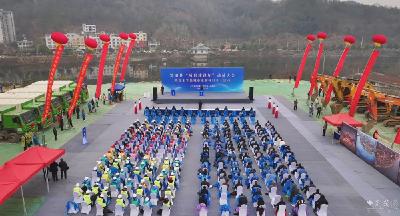 罗田新春第一会“搬到”工地，投资10亿元城市更新项目开工