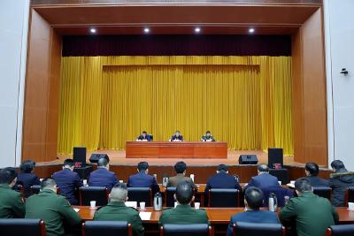 全市人民武装工作述职会议召开