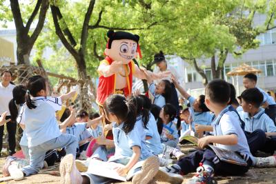 萌娃+哪吒！黄冈市实验幼儿园这届阅读节超有料，数百家庭共品书香