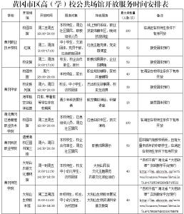 黄冈市区高（学）校公共场馆夜间开放新举措！这些公共场所等你来打卡
