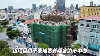 157米！柬埔寨首都新地标“湖北造”