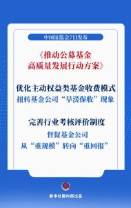 新华鲜报丨重回报！公募基金行业迎系统性变革