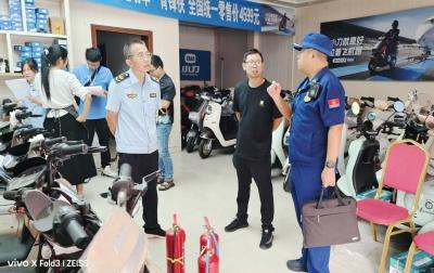 团风县联合开展电动自行车“双随机、一公开”检查