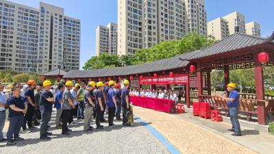湖北特检院黄冈分院联合黄州区市场监管局开展电梯困人应急演练