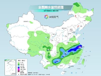 高考首日长江沿线将现强降雨 南北多地高温持续