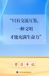 学习手记丨“只有交流互鉴，一种文明才能充满生命力”