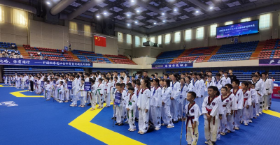 2025年黄冈市青少年儿童跆拳道锦标赛激情开赛