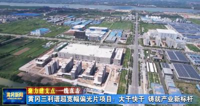 黄冈三利谱超宽幅偏光片生产项目建设正酣