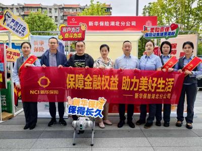 AI赋能让金融知识活起来  新华保险湖北分公司亮相武昌万象城商圈嘉年华