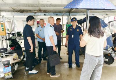 浠水县联合开展电动自行车安全隐患全链条整治