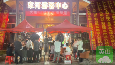 英山：打造“山货出山”新引擎 大别山助农直播基地启动运营
