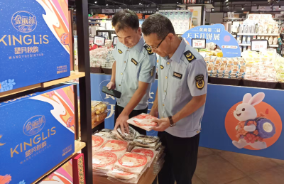 团风市场监管所严把双节食品安全关