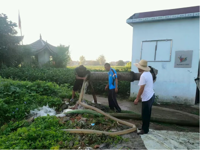 抗旱保丰收丨“守水人”黄金桥 泵站旁，那张浸透汗水的竹床 