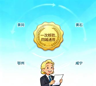 跨域互认！外商在黄黄鄂咸投资实现“一次核验、四城通用”