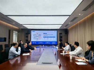 四川川能智网公司来黄冈高新区考察