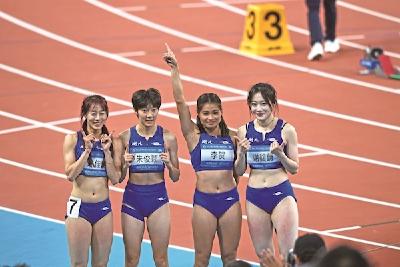 4×100接力 湖北喜获双金 