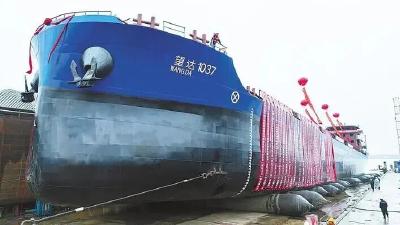 产值增5倍！黄冈造绿色船舶远航全球，订单排至2027年