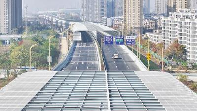 武汉高新三路高架冲刺通车节点