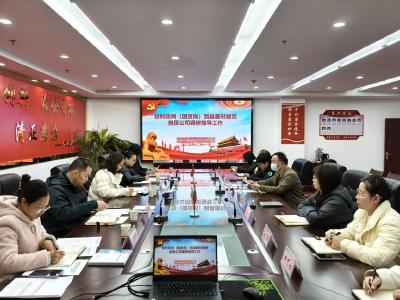 团风县财政局调研县融资担保公司体系建设工作